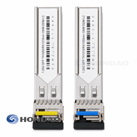 Par de Transceptores SFP BiDi de 1.25G, 1310/1550nm, Fibra Única Simplex LC, DDM, 10km, Módulo Óptico Gigabit