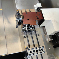Mesin Bubut CNC Horizontal TCK40 Presisi Tinggi Tugas Berat dengan Spindel Tunggal untuk Pemesinan Bagian Poros/Cakram, Tempat Tidur Miring 45 Derajat