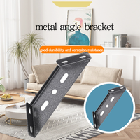 Structure de cadre en fer réglable 90 ° tête de lit pièce de connexion grand Triangle doux lit chevilles d'angle épaissi à Angle droit pour