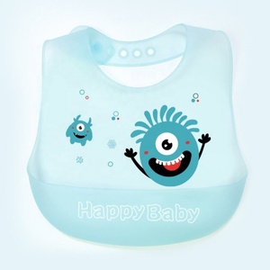 Bavoirs pour bébé en silicone imperméables et ajustables avec récupérateur de nourriture, sans BPA, imprimés de dessins animés mignons, pour l'alimentation - Vente en gros - Product Image 5