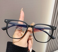 Lunettes anti-lumière bleue à changement de couleur, monture large personnalisée, lunettes de correction de la myopie pour hommes et femmes