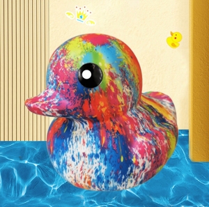 Cao su <span class=keywords><strong>Deluxe</strong></span> Splash vịt 6inch cho cần cẩu & Cứu Chuộc các trung tâm - Product Image 6