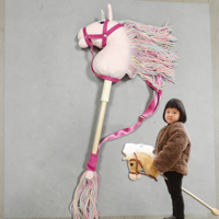 Personnalisation OEM, tête de cheval invisible, détachable, super douce, rembourrage en coton PP, hobby, best-seller en Europe et aux États-Unis, ODM