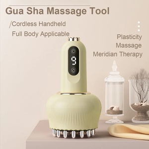 New Electric Rechargeable Gua Sha Instrument Household <b>Massager</b> Meridian Brush Massage Cupping - Product Image 2