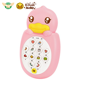 Sous licence B.Duck bébé téléphone <span class=keywords><strong>jouet</strong></span> apprentissage précoce interactif musical téléphone multifonctionnel dessin animé téléphone <span class=keywords><strong>jouet</strong></span> pour bébé et tout-petit - Product Image 2