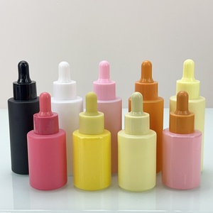 Envase para Cuidado de la Piel, Botella de Suero de 30ml 40ml 50ml, Botella de Vidrio Rosa para Loción, Botella Vacía para Crema Facial con Bomba y Gotero - Product Image 6