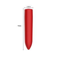Vibrateur discret TMM en forme de balle/rouge à lèvres, stimulateur clitoridien portable en silicone étanche, jouet sexuel pour femmes