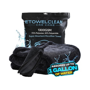 Serviettes en microfibre à séchage rapide tricotées 1200GSM, boucles torsadées, pour l'entretien des voitures, séchage rapide, détaillage automobile pour un usage domestique - Product Image 1