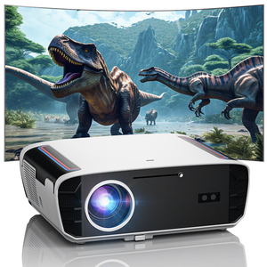 โปรเจคเตอร์ทีวี Android 14.0 รุ่นใหม่ล่าสุด 1850ANSI 4K สำหรับใช้ในบ้านและธุรกิจ พร้อมพอร์ต USB LED/LCD สเตอริโอ - Product Image 1