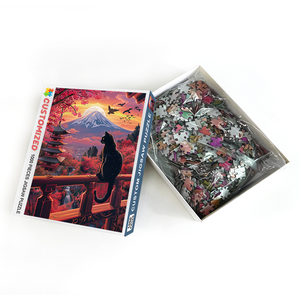 Usine fabricant personnalisé de haute qualité 500 1000 feuilles de papier Puzzle enfants Puzzle adulte Puzzle Conseil Puzzle per - Product Image 3