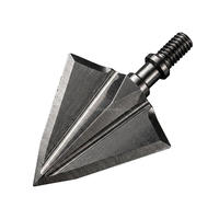 Pointes de flèches de chasse HT Factory Direct Carbon 2 lame mécanique 100gr 125gr pour arbalètes et arcs classiques, pointes de tir à l'arc