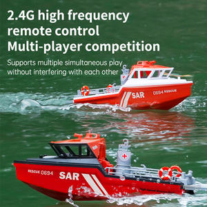 XT694ミニ2.4Ghzリモートコントロールレスキューボート1:32スケール4CGRCおもちゃ8 KM/H1503ブラシレスモーター水おもちゃ子供ギフト - Product Image 5