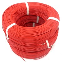 Câble électrique flexible en silicone HONGPAI VDE H05SS-F à conducteurs en cuivre toronné, 300/500V, haute température, pour chauffage