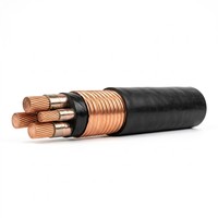 Câble d'alimentation Lantian RTTVZ 3+2 conducteurs isolés minéralement 0,6/1 kV avec gaine en cuivre et gaine extérieure en PVC pour projets de sécurité incendie