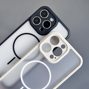 Funda Protectora para Teléfono <span class=keywords><strong>iPhone</strong></span> 17 16 15 14pro Max 13, de Lujo, Moderna, Mate, Esmerilada, con Marco de TPU, Resistente a Golpes, con Protección Magnética - Product Image 4