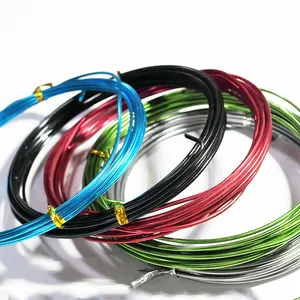 High Quality 1.5mm Colorful Nylon Coated Wire Bra Wire Galvanized Line Craft Line Table Calendar Notebook Binding Wire