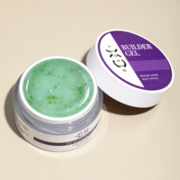 CaiXuan Euro St Spring Inflorescence Building Gel 16 Teintes Gel Dur Pailleté Effet Pétale Naturel pour Manucure Professionnelle en Salon