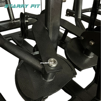 Équipement de fitness commercial Starry Fit Machine à pec fly assis à charge de plaques réglable en acier