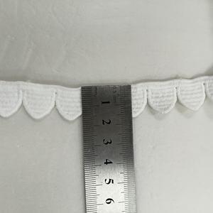 Ruban de dentelle en coton Cluny blanc et beige, largeur 15 mm, bordure en dentelle pour vêtements de bébé et d'enfant, mariage - Product Image 5