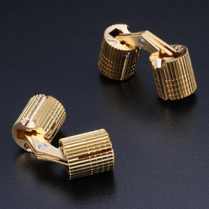 Charnière dissimulée en cuivre pur pour boîte pliante, boîte à bijoux, étui à cigarettes en bois - Product Image 2