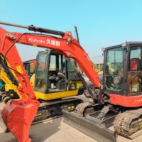 Excavator Mini Bekas KX163 Model 2016 5.6 Ton Kapasitas Bucket 0.21m Mesin Bekas untuk Raport