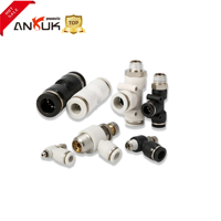 Raccord pneumatique compact à connexion rapide série JSC pour tuyau d'air