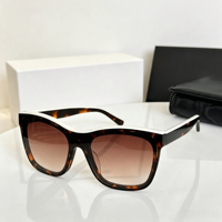 Lunettes de soleil de luxe carrées à monture intégrale, verres dégradés colorés effet écaille de tortue, protection UV400, unisexe, pour hommes et femmes