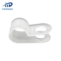 Prix de gros 1/4 pouces R Type Serre-câble P Type Clips de câble en plastique et nylon Serre-câbles électriques