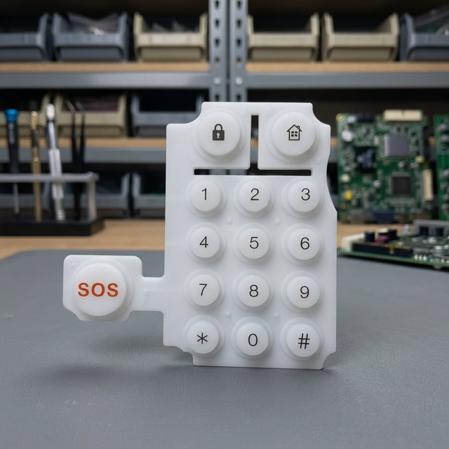 House Security System 15 Position Silicone Rubber Keyboard