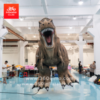 Dinosaure gonflable géant de grande bouche de publicité d'affichage commercial