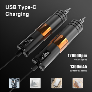 Máquina de Tatuar Inalámbrica con Carrera Ajustable de 2.7-4.5mm, Motor de 12000 RPM, Pistola Rotativa para Tatuajes, Suministros para Arte Corporal - Product Image 1