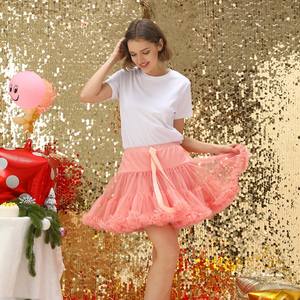 Media falda <span class=keywords><strong>sin</strong></span> hueso de nube súper hinchada para adultos Falda de Lolita de fiesta de pastel de malla de poliéster suave - Product Image 6