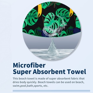 Sand Free Waffle Weave <b>Microfiber</b> <b>Beach</b> <b>Towel</b> Absorbent Quick Dry Lightweight Honeycomb OEM Manufacturer Travel <b>Towel</b> with Bag - Product Image 3