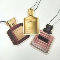 Mini-parfum de luxe pour femme Paper Designer, flacon portable original, cartes de visite, désodorisant de voiture, aromathérapie