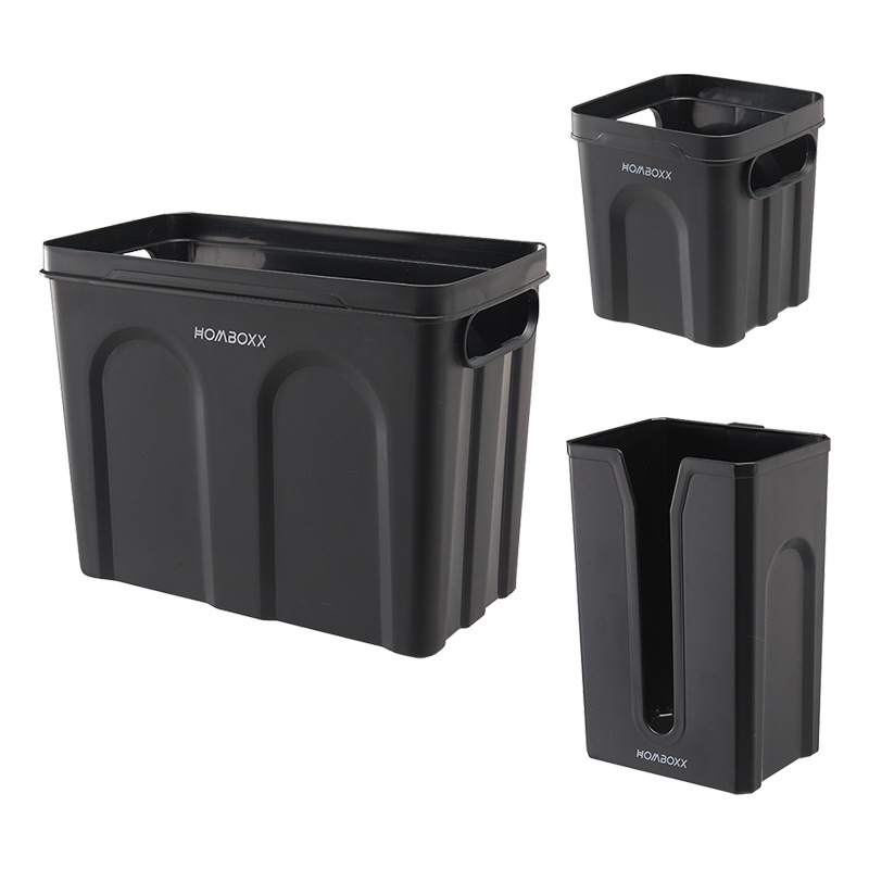 Cadre pliant élément suspendu extérieur ensemble de trois pièces (noir)