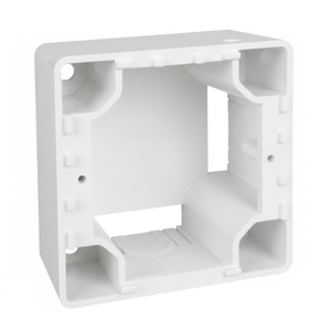 กรอบขนาด75x75มม. สำหรับการติดตั้งพื้นผิวสำหรับปลั๊กสายเคเบิล16/20A ช่องเสียบ60091 60097หรือ20A ปลั๊กและผลิตภัณฑ์เต้ารับ60095 60096 - Product Image 1