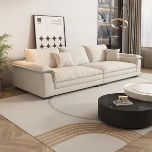 Furniture Best Seller New Modern Italian 2023 Cat Scratch Fabric Sofa Nordic Style Couch Living Room Sofa Minimalist Sofa Set Furniture