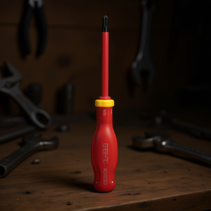 Destornillador 091 D con Punta Phillips, Mango Rojo, Longitud L, Eje C, Hoja D, Ancho A B - Product Image 3