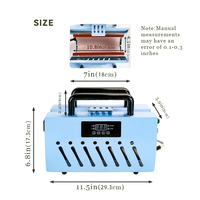 Presse chauffante 27*23cm Machine à tasses de cuisson pour Sublimation 30OZ tasse café tasse en céramique presse avec réglage de la température et de la minuterie