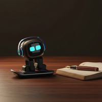 Robot Compagnon IA à Activation Vocale - Assistant de Bureau Intelligent avec Retour d'Emotion en Temps Réel, Mini Interactif Rechargeable