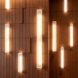 Modern LED <b>Wall</b> Lamp Minimalist Rectangular <b>Sconce</b> <b>Wall</b> Mounted Bedside <b>Light</b> for lobby - Product Image 2