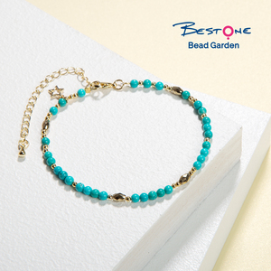Bestone Venta caliente pulsera de <span class=keywords><strong>hematita</strong></span> pulsera de <span class=keywords><strong>piedra</strong></span> Natural para las mujeres y las niñas - Product Image 3