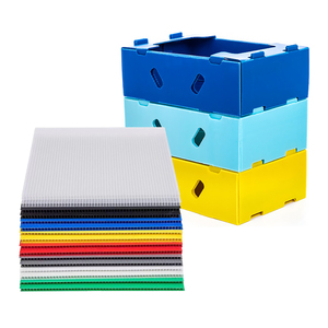 Cassette di Stoccaggio in Plastica Ondulata in Vendita, Contenitori in <span class=keywords><strong>Cartone</strong></span> Ondulato Personalizzabili in Dimensioni e Colore - Product Image 2