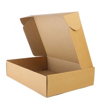 Boîte d'expédition en carton ondulé personnalisée en gros, emballage pliable avec logo, emballage en papier protecteur