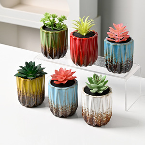 Ventes en gros de pots de fleurs décoratifs minimalistes pour plantes succulentes, style nordique, pour la décoration de bureau intérieure - Product Image 1