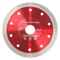 Lames de scie diamantées Turbo de 115mm Lames de coupe en marbre granit céramique pour meuleuse d'angle