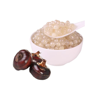 Perles de boba éclatantes rondes au goût pêche rose, 1,2 kg, en sachet, sirop sucré, prêtes à consommer, YUECHUANXIANG, durée de conservation de 12 mois