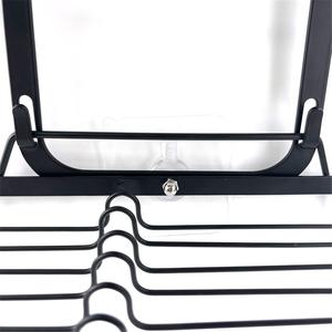 Étagère de rangement murale moderne pour toilettes doubles, sans perçage, sans clou, en acier inoxydable, étanche, non pliable, pour usage domestique - Product Image 3