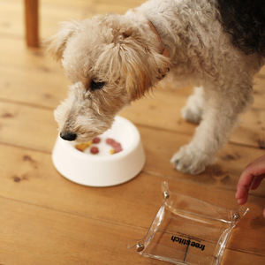 Tazón plegable para perros estilo japonés y coreano, tazón portátil transparente de PVC para comida y agua para perros, para exteriores. - Product Image 4