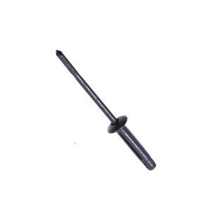 Rivets en aluminium noir, longueur 19 mm, tête 8 mm, tige 4 mm, pour fixation automobile - Product Image 2